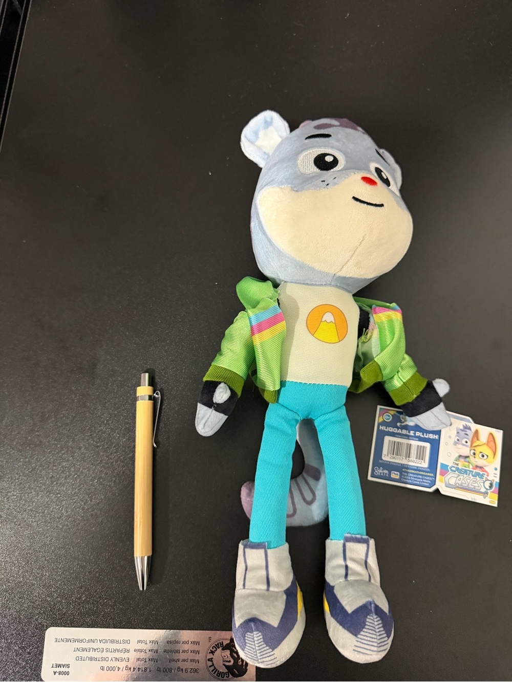 The Creature Cases Sam Snow Kids Plush Toy - Blue Fox Character
